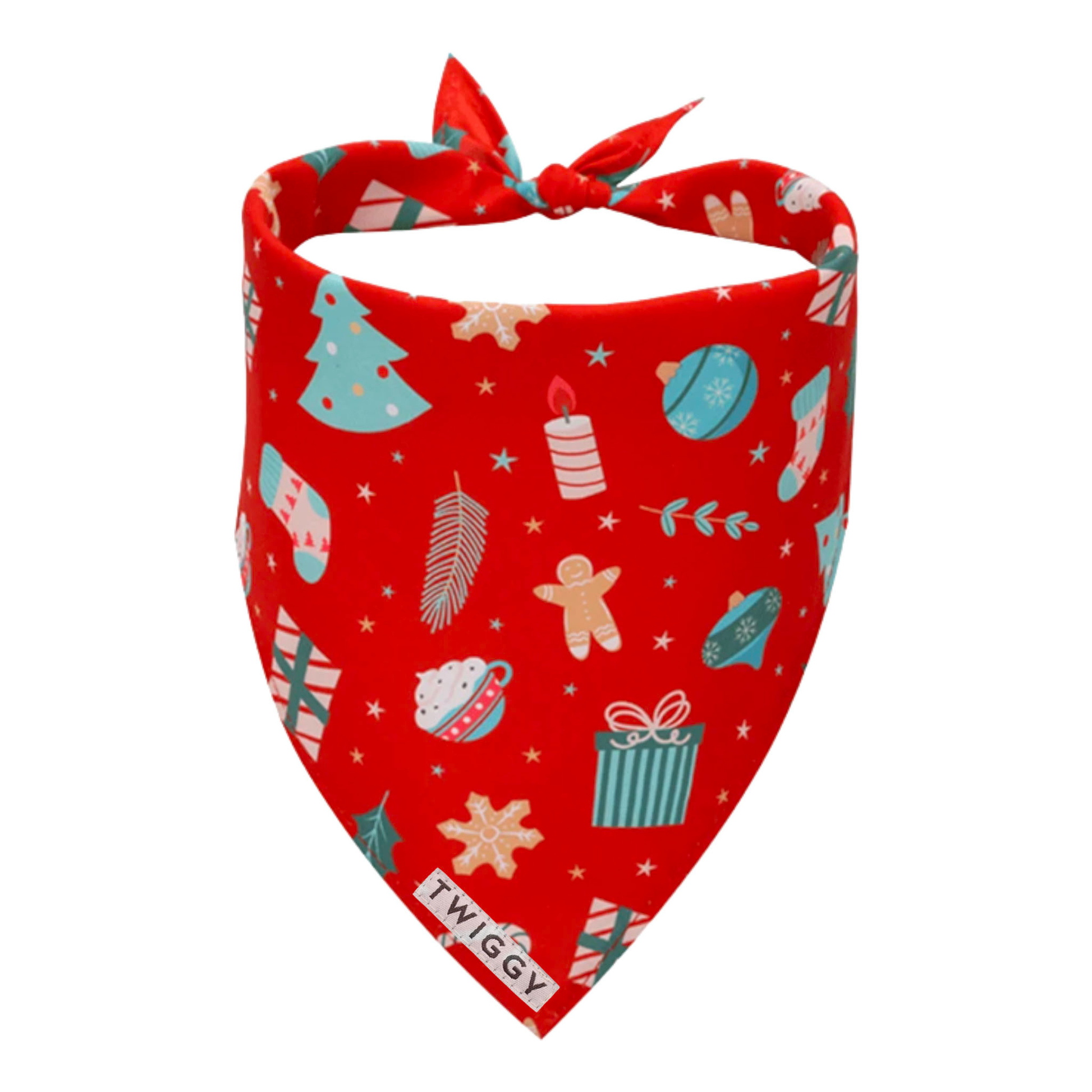 bandana chien foulard noël rouge twiggy