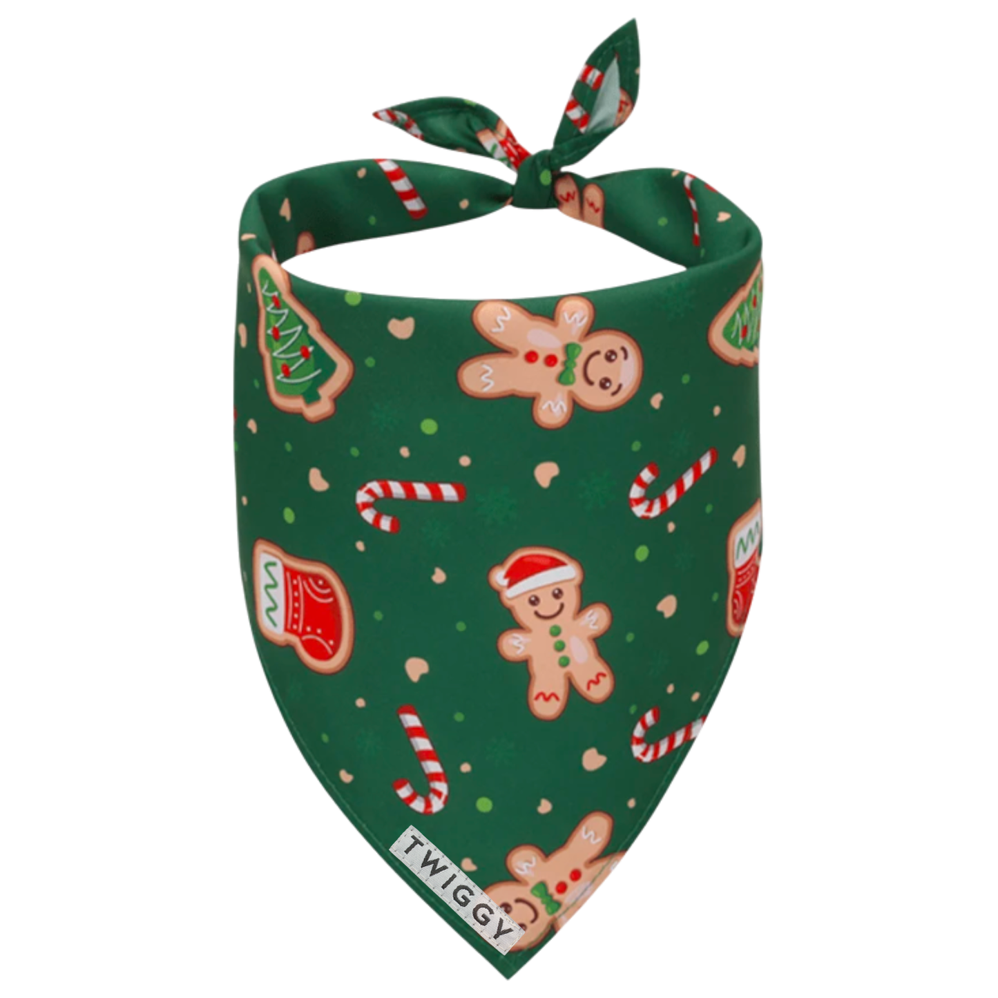 bandana chien foulard noël vert twiggy