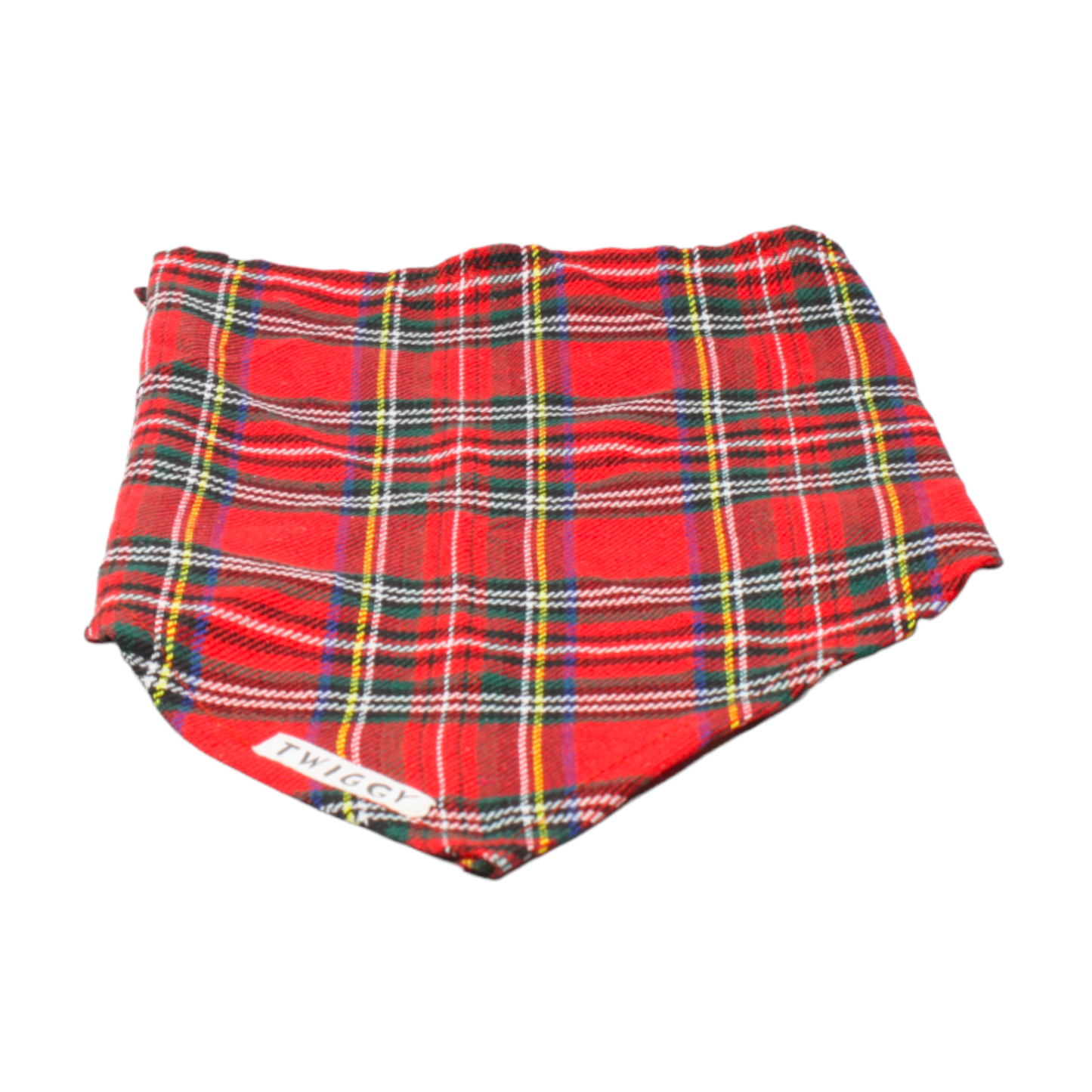 bandana chien tartan écossais rouge twiggy