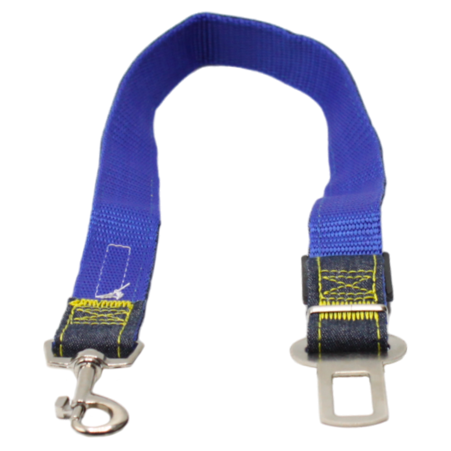 ceinture sécurité chien voiture jean denim bleu marine twiggy