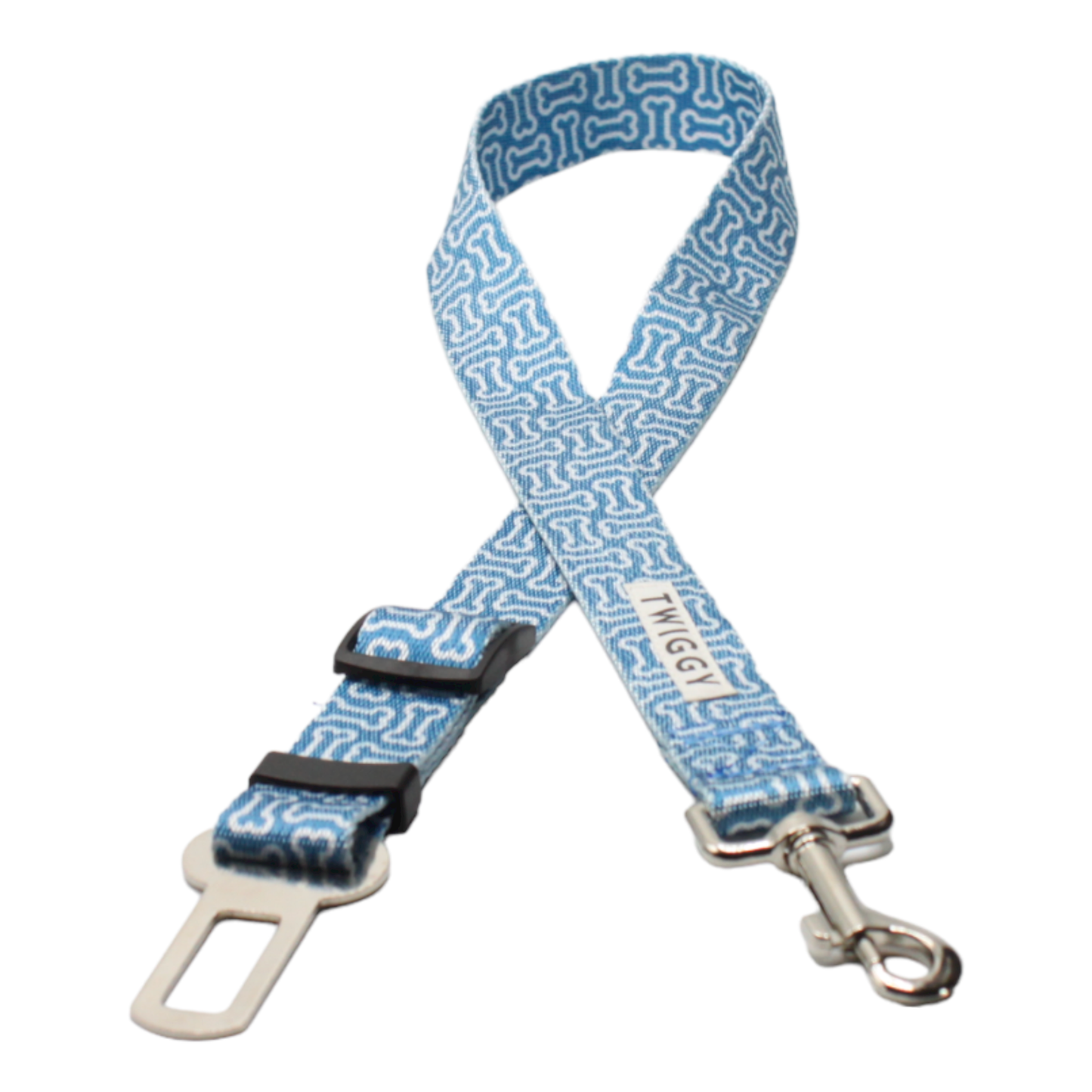 ceinture sécurité chien voiture motif os twiggy
