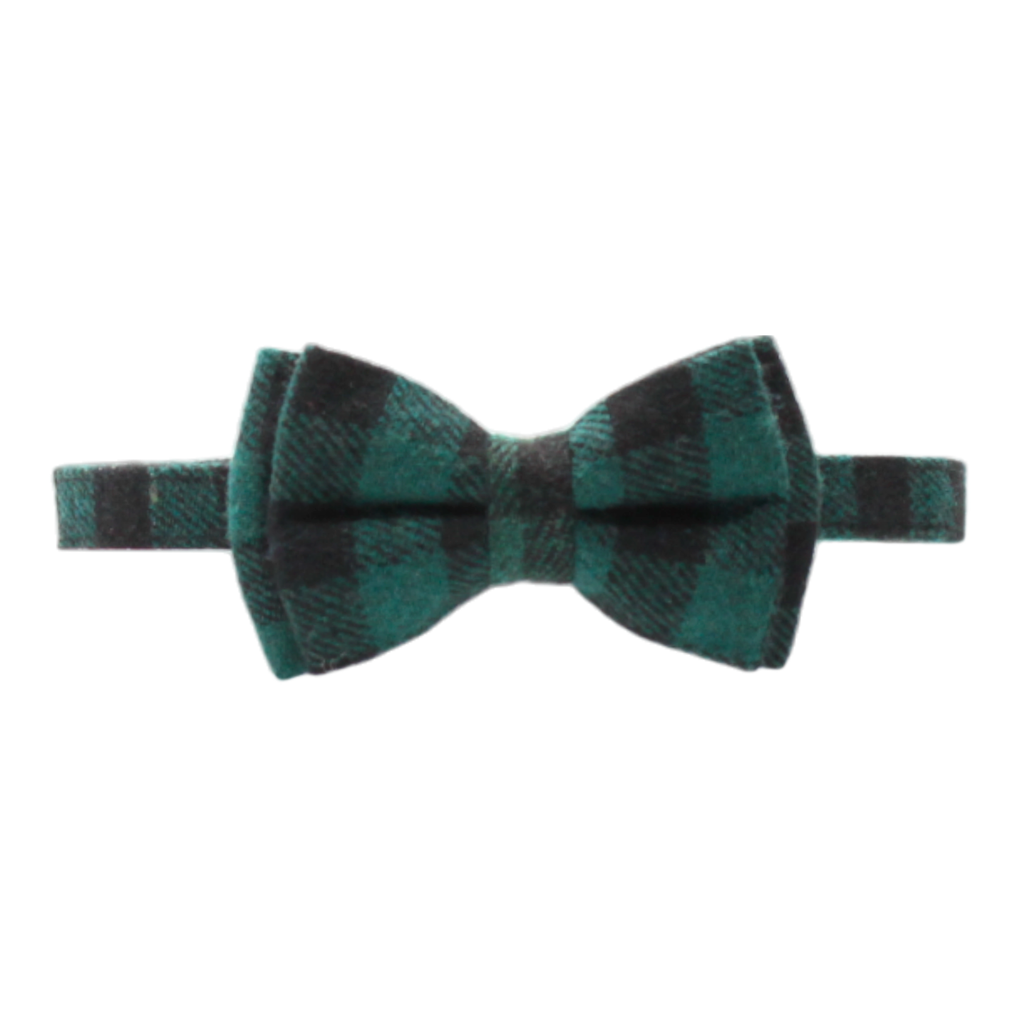 collier chat carreaux nœud papillon amovible boucle anti-étranglement vert noir twiggy