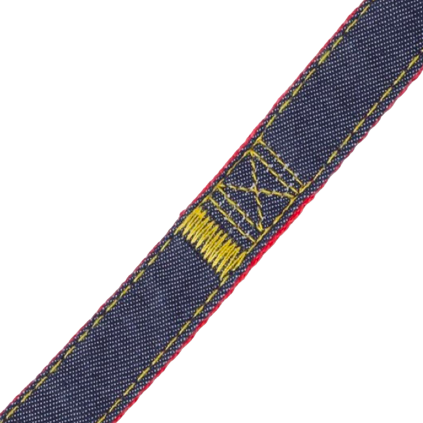 harnais chien boucle plastique denim jean bleu rouge twiggy