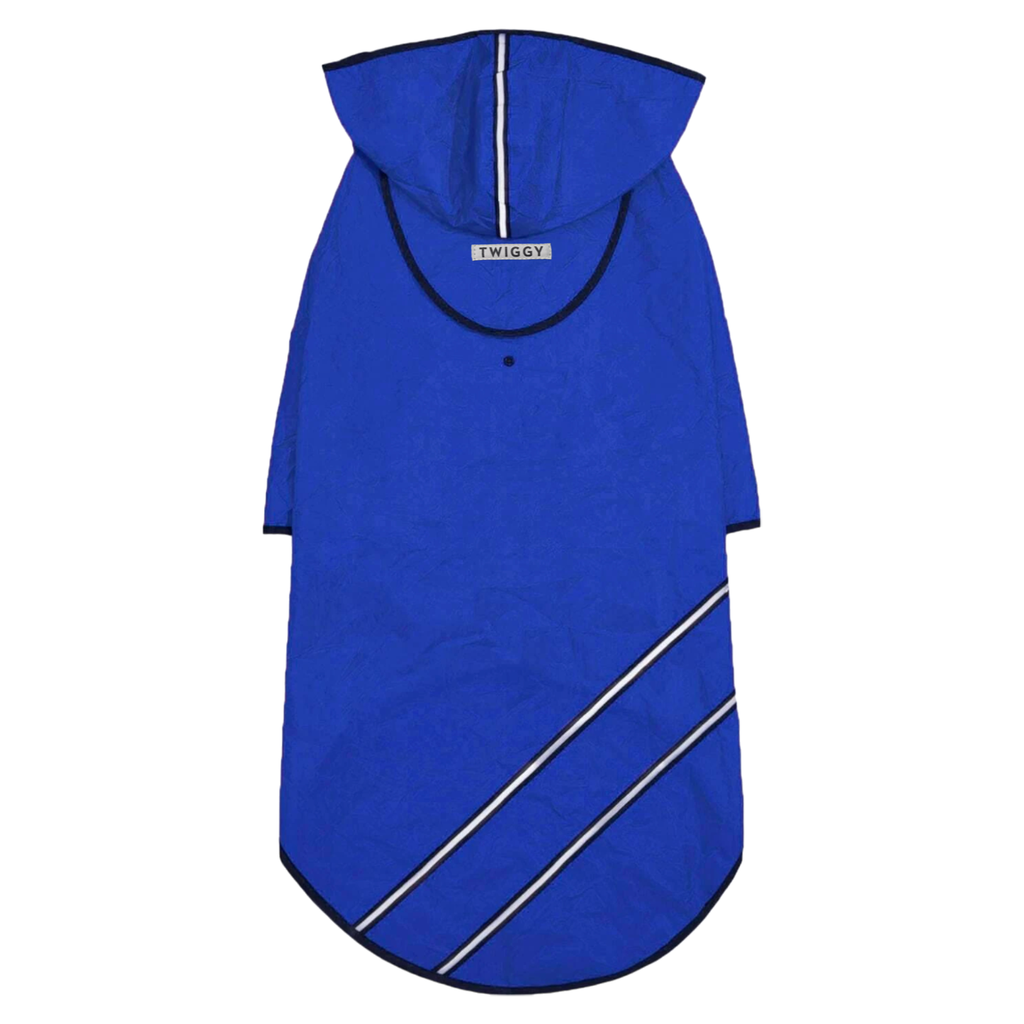 manteau imperméable pluie chien bandes réfléchissantes bleu twiggy