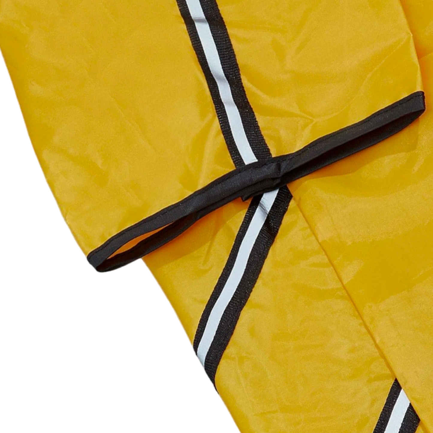 manteau imperméable pluie chien bandes réfléchissantes jaune twiggy