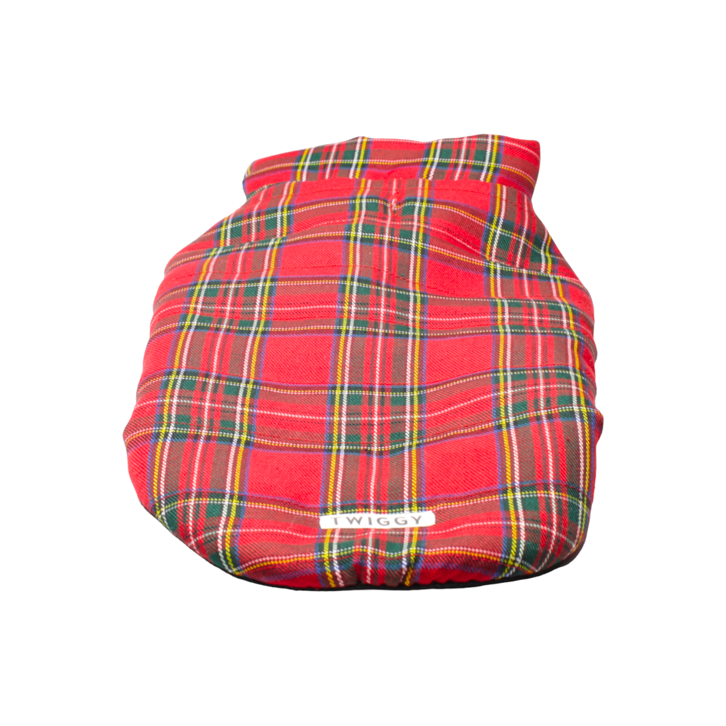manteau chien polaire tartan écossais rouge twiggy