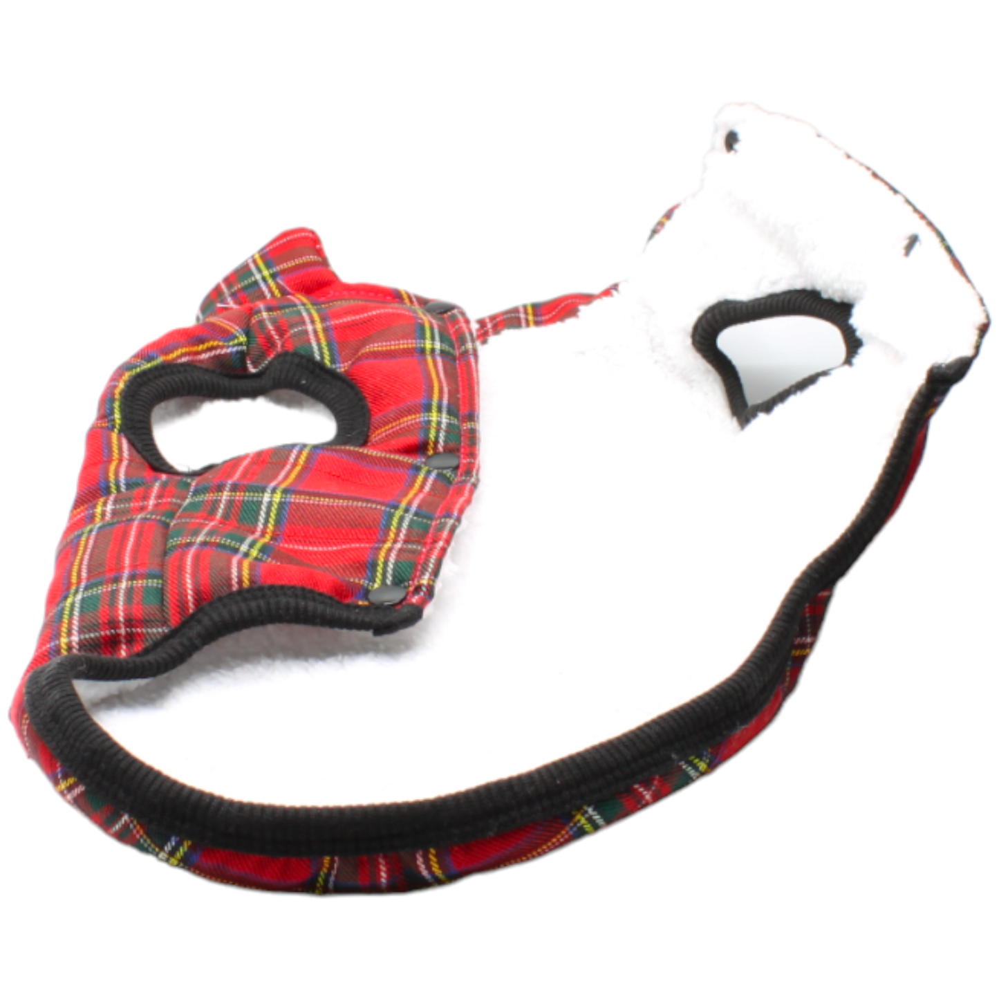manteau chien polaire tartan écossais rouge twiggy