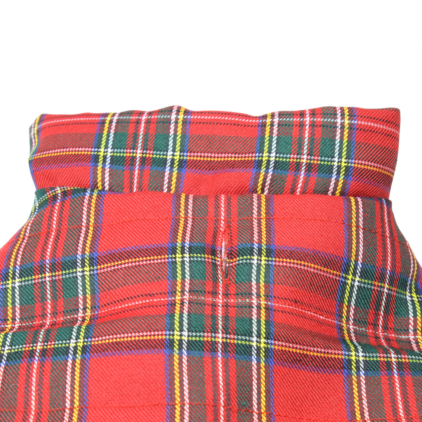 manteau chien polaire tartan écossais rouge twiggy