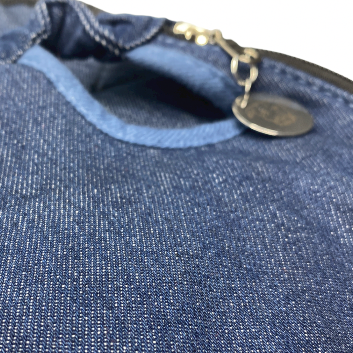sac a dos transport chien jean denim bleu twiggy