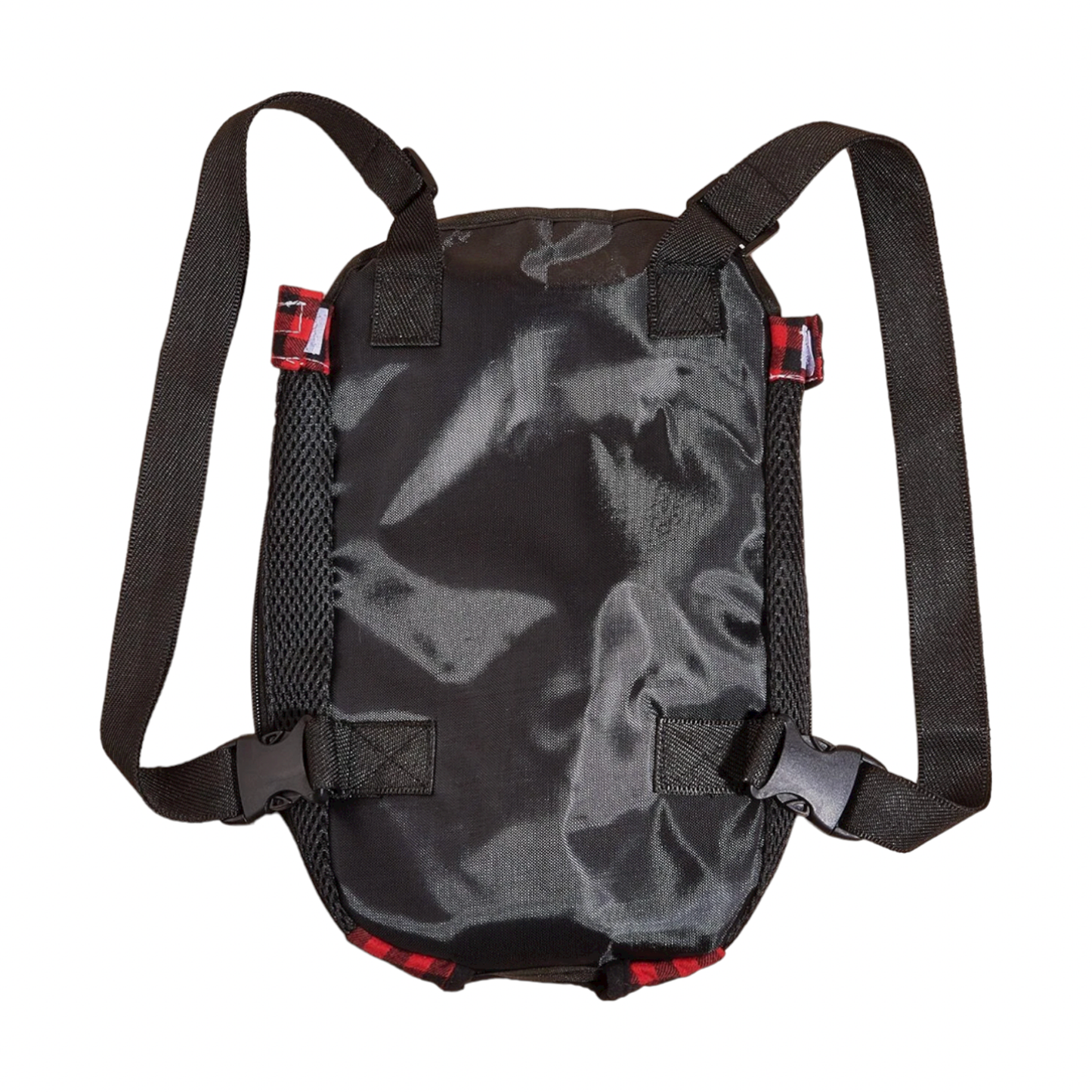 sac a dos transport chien carreaux rouge noir twiggy