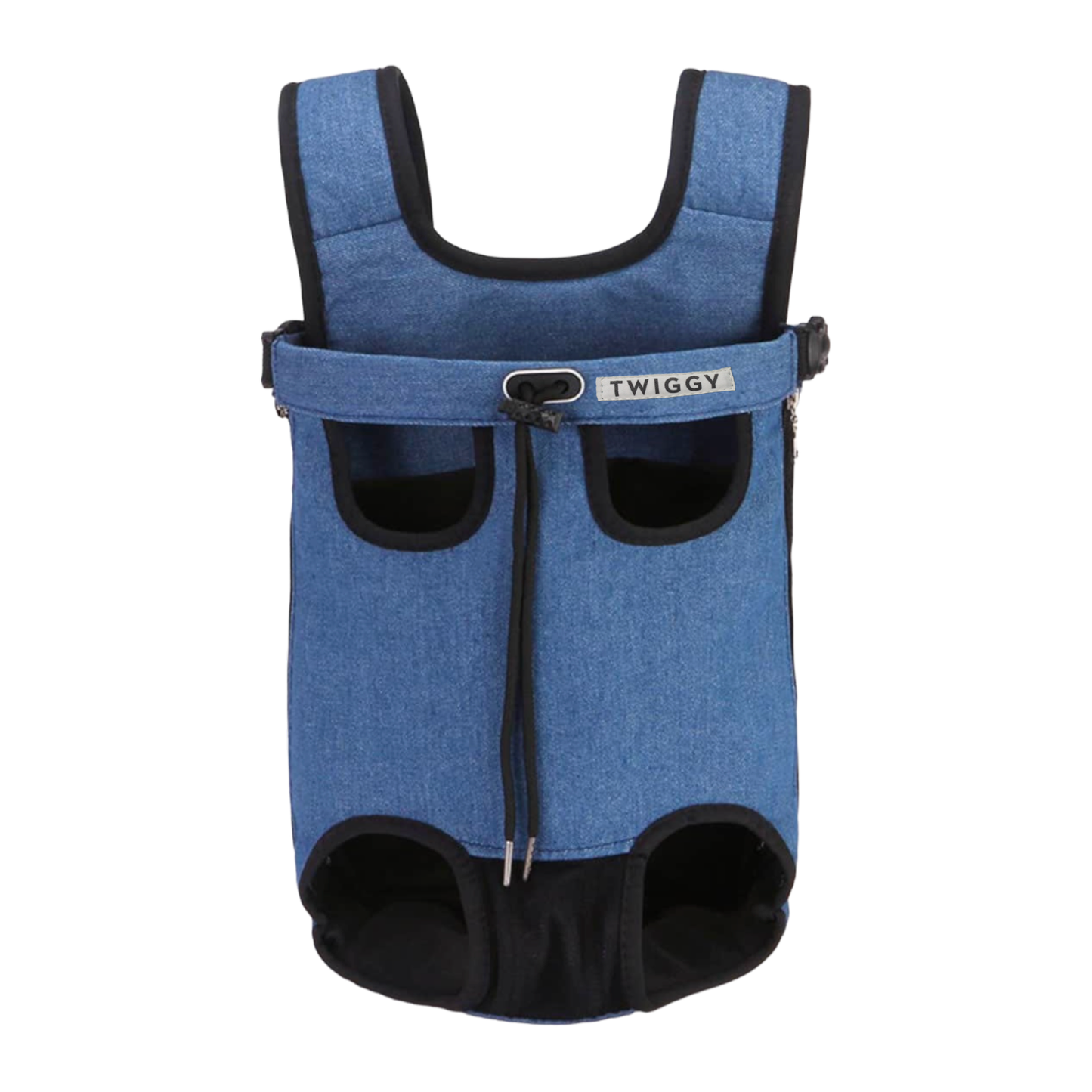 sac a dos transport chien jean denim bleu noir twiggy