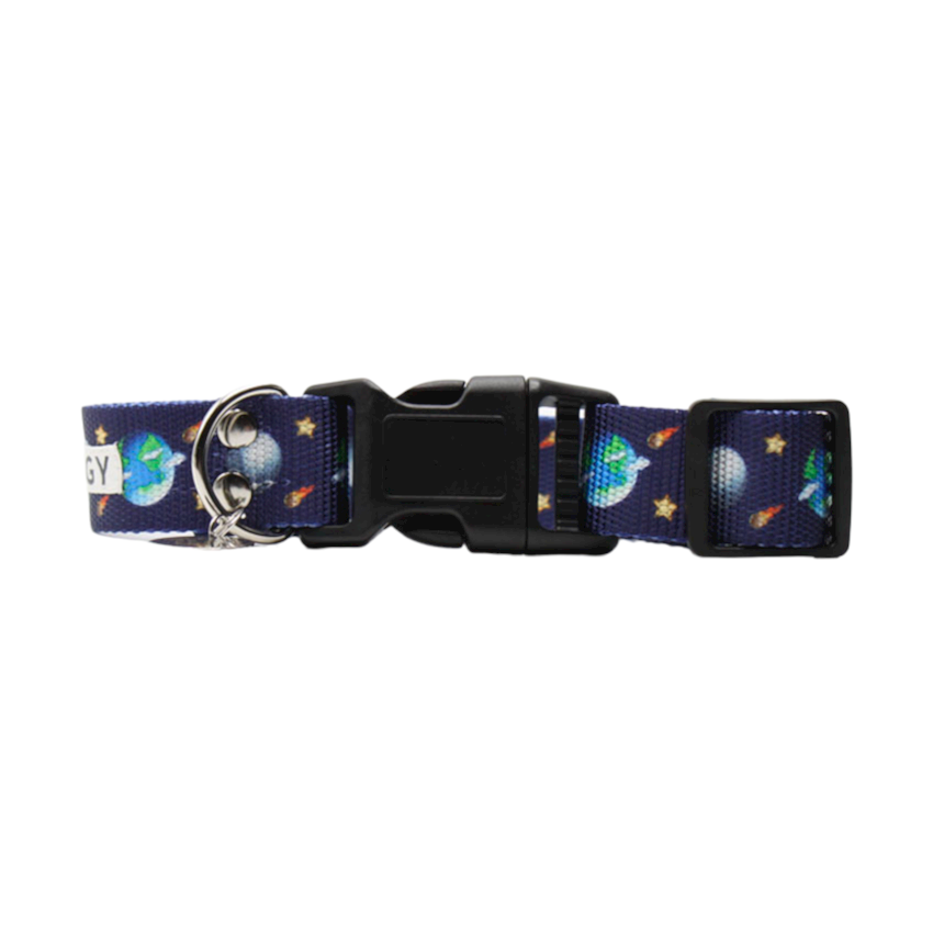 collier chien boucle plastique planètes mars twiggy