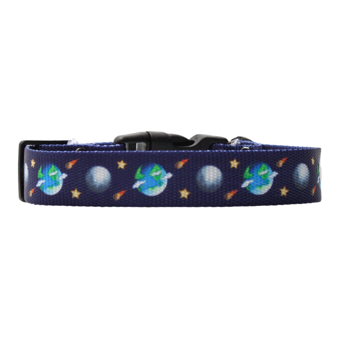 collier chien boucle plastique planètes mars twiggy