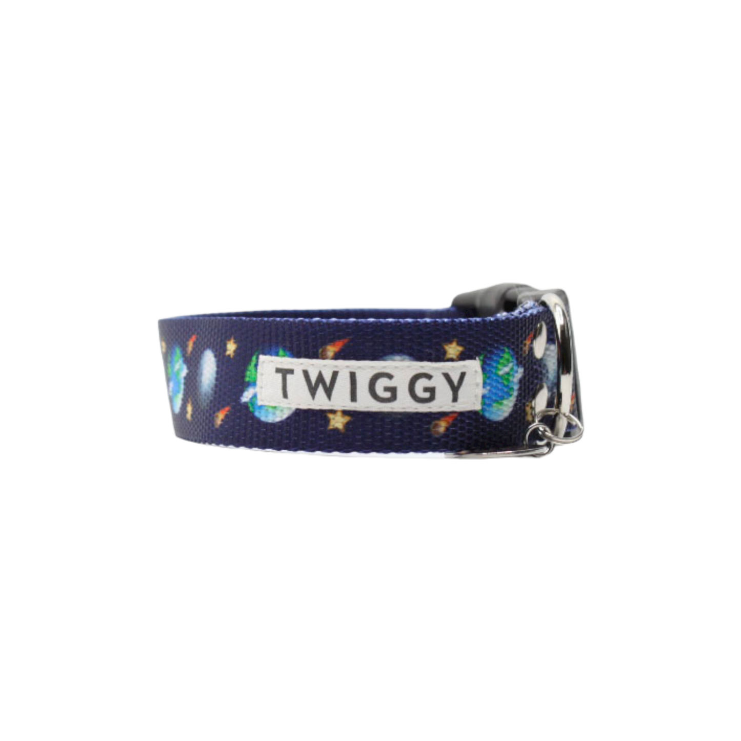 collier chien boucle plastique planètes mars twiggy