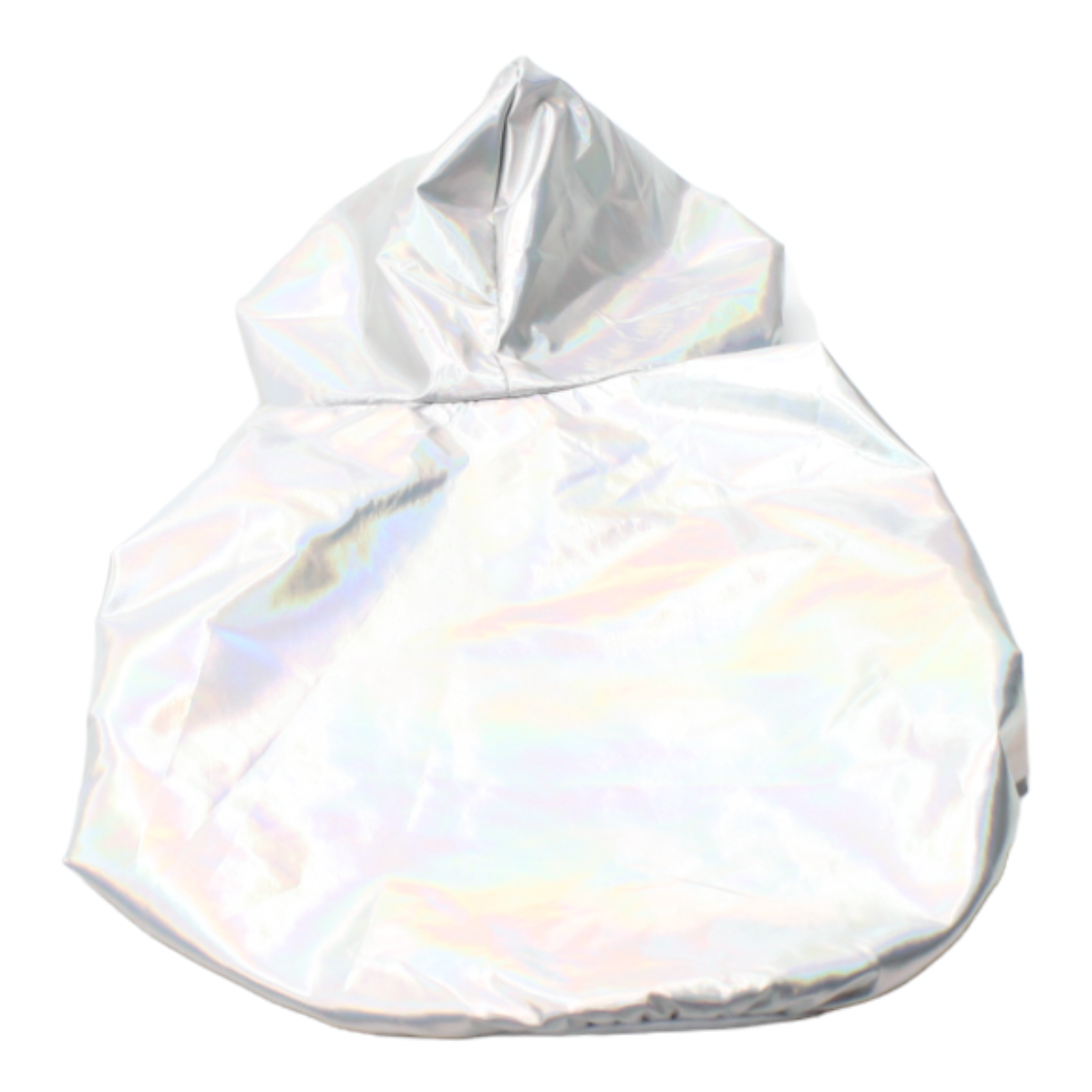 manteau imperméable chien argenté chrome scratch twiggy