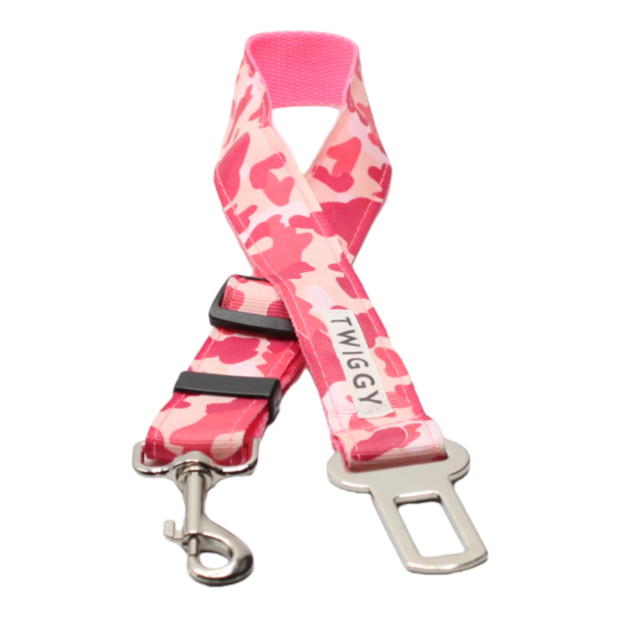 Boucle de ceinture de sécurité pour chien de voiture - Camouflage