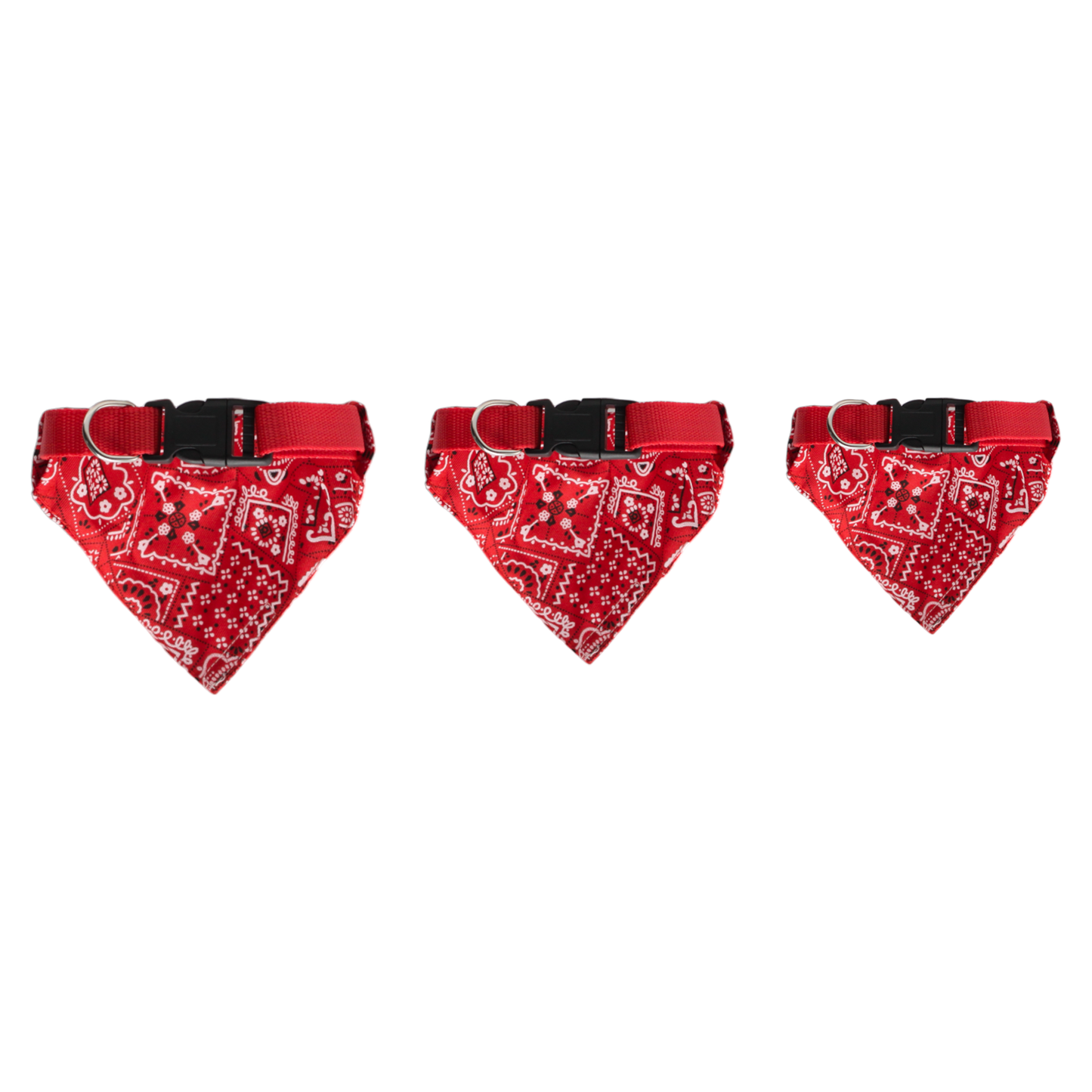 bandana collier intégré chien rouge twiggy