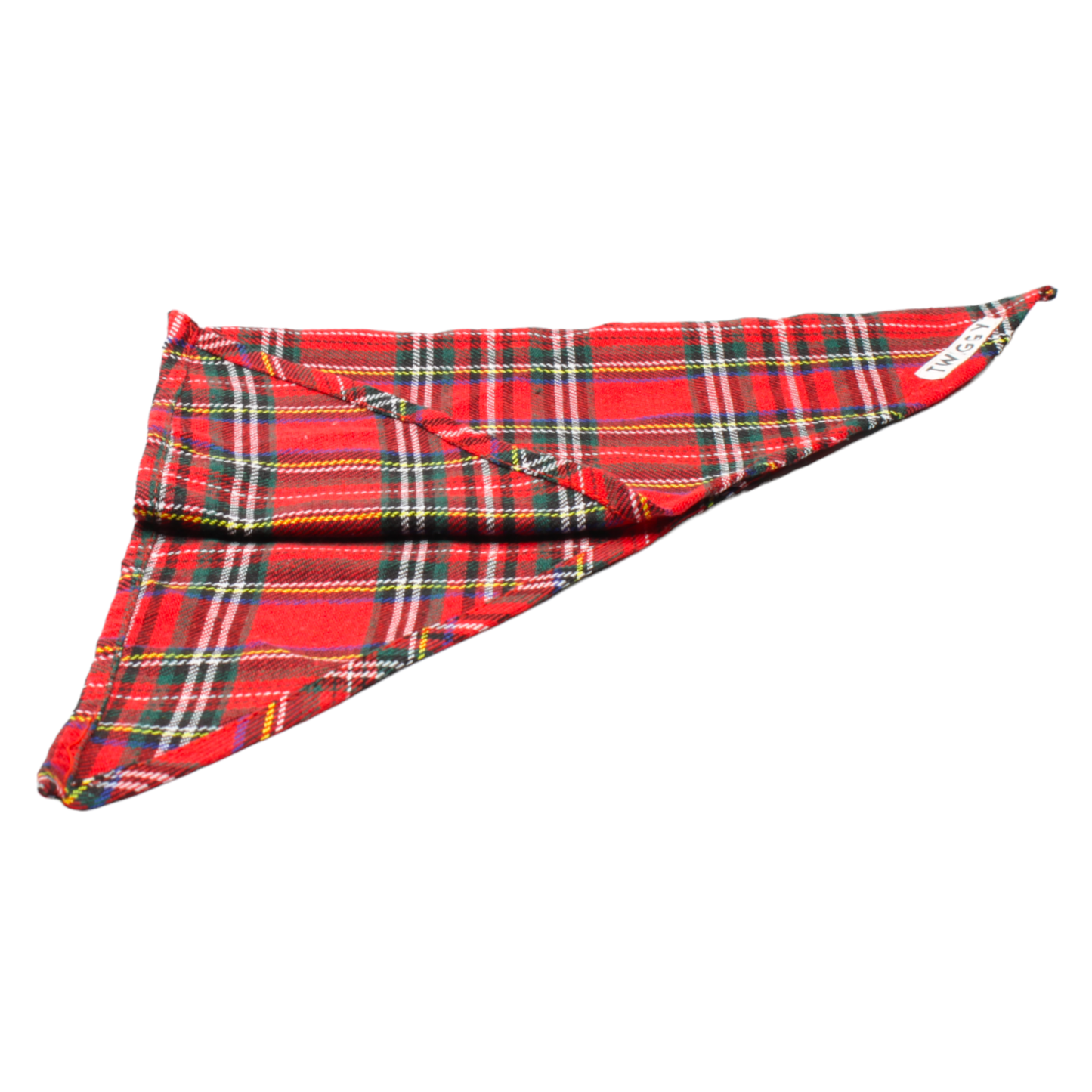 bandana chien tartan écossais rouge twiggy