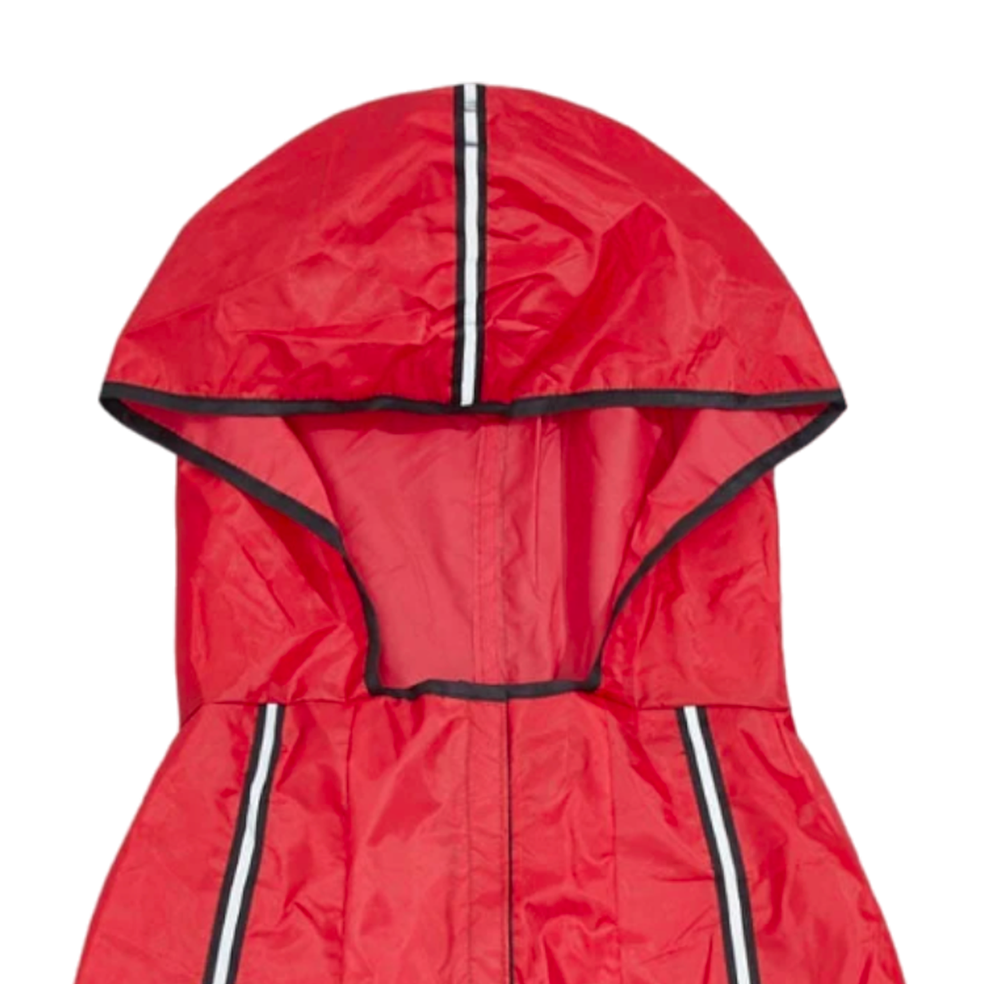 manteau imperméable pluie chien bandes réfléchissantes rouge twiggy