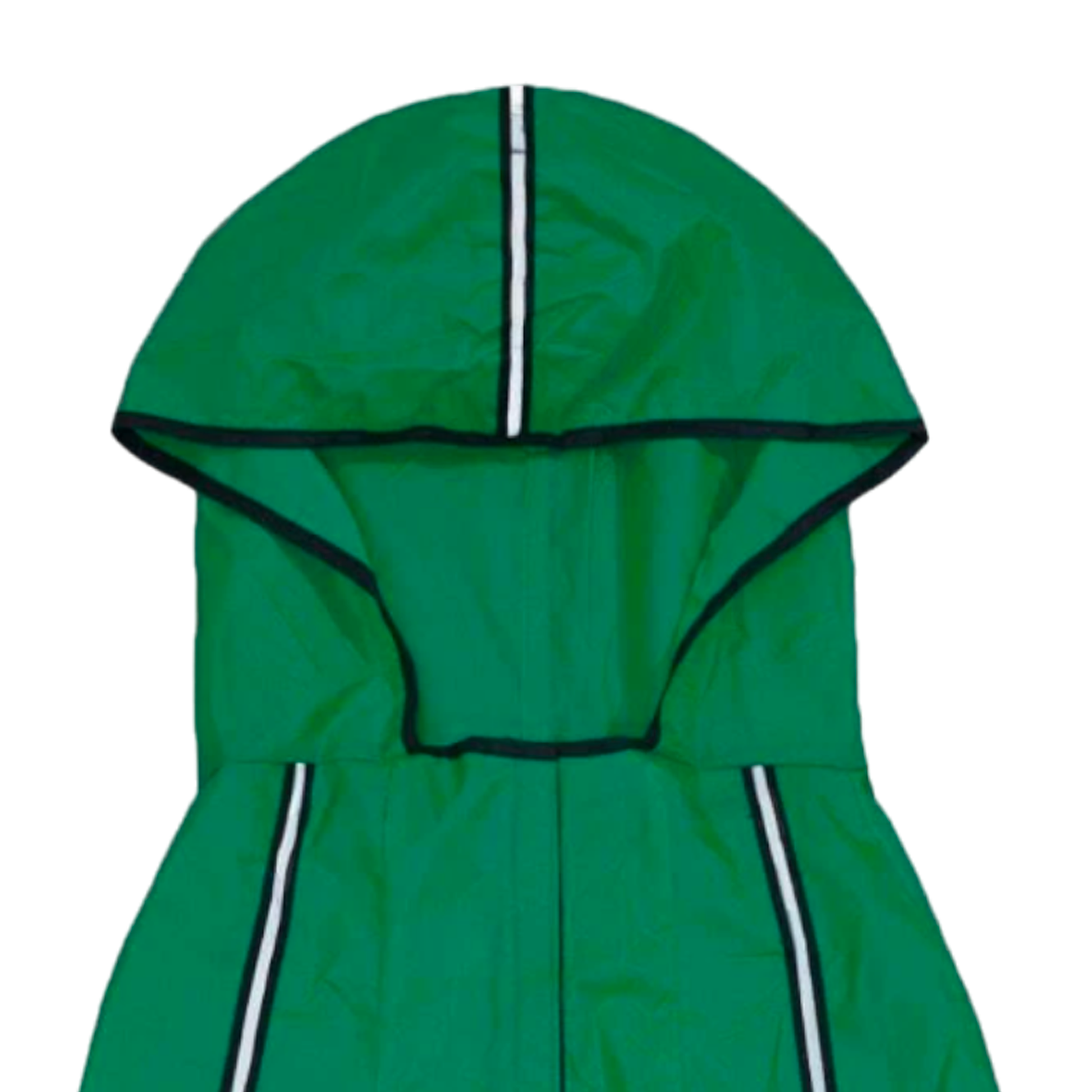 manteau imperméable pluie chien bandes réfléchissantes vert twiggy